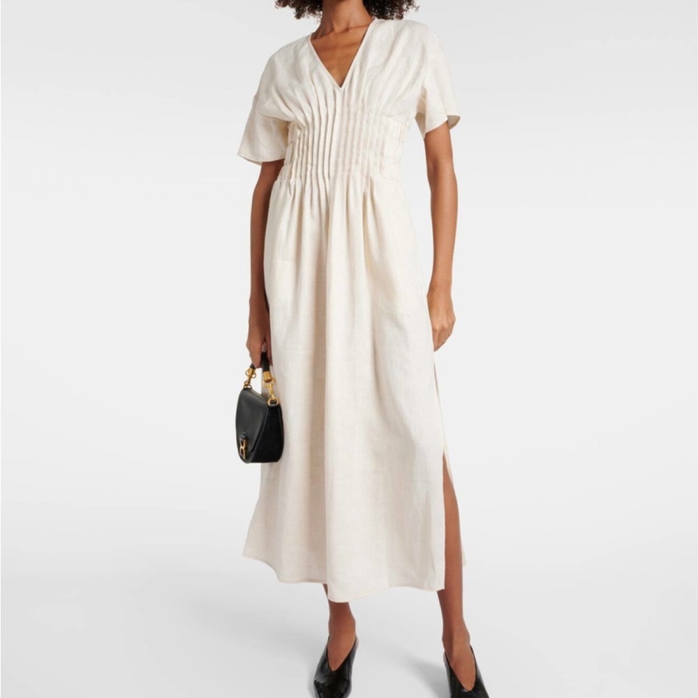 Staud Lauretta linen dress